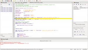 Abbildung 3: Die Integration des Perl-Debuggers in Padre ist gut gelungen.