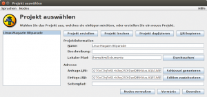 Abbildung 3: Mit dem Tool Jsite speisen Nutzer eigene Webseiten in das Freenet-Netzwerk.