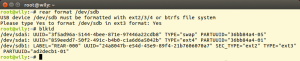Abbildung 1: Relax-and-Recover formatiert das USB-Medium und setzt das Label &raquo;REAR-000&laquo;.