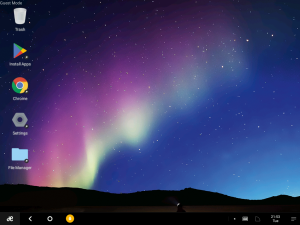 Abbildung 1: Remix OS basiert auf dem Android-x86-Projekt und bereitet Android für den Desktop auf.