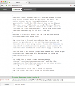 Abbildung 2: Web-basierte IRC-Clients wie Kiwi IRC helfen dabei, auf der Client-Seite eine gewisse Homogenität zu erreichen.