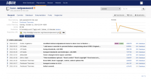 Abbildung 4: Gitblit bietet für selbst gehostete Repositories eine Weboberfläche an.