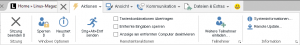 Abbildung 4: Teamviewer bietet eine Reihe von Optionen in der Serviceleiste der grafischen Oberfläche.