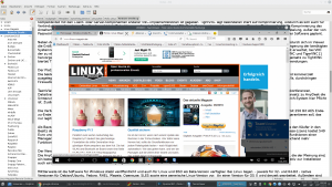 Abbildung 5: Auch über Teamviewer lässt sich von einem Linux aus bequem auf ein Windows zugreifen.