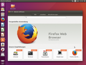 Abbildung 2: Ubuntu 16.04 ersetzt das Software Center durch Gnome Software.