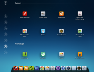 Abbildung 14: Die Macher vom Deepin-Linux haben einen eigenen Desktop entwickelt.