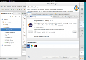 Abbildung 2: Über den Marketplace installiert der Entwickler das Docker-Tooling-Plugin in Version 2.0.