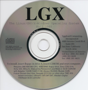 Abbildung 2: Yggdrasil gehörte zu den frühen Linux-Distributionen und ließ sich von einer CD starten.