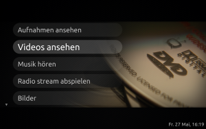 Abbildung 3: Mit wenigen Klicks wählt der Nutzer multimediale Inhalte aus.