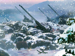 Abbildung 8: Idyll mit Flakgeschützen: Nordkoreas Linux-Macher verstehen volles Rohr was von Romantik.