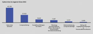 Abbildung 1: Cybercrime-Straftaten im Jahr 2015.