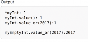 Abbildung 4: »std::optional« fragt einen Vektor ab.