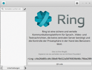 Abbildung 8: Ring legt für den Anwender eine lange ID als Kennung an.
