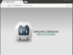 Abbildung 2: Die Cordova-App läuft auf Wunsch auch als Webanwendung in einem normalen Browser.