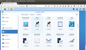 Abbildung 2: Ein kleiner Ausschnitt aus dem großen Repository des Synology-Betriebssystems DSM 6.0.