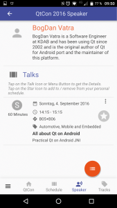 Abbildung 3: Die kontextbezogenen Details lassen sich als »Page« mit einer »StackView« gestalten.