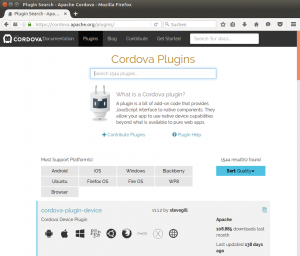 Abbildung 4: Mittlerweile gibt es sogar Plugins, die In-App-Verkäufe abwickeln. Vor der Installation eines solchen sollte der Cordova-Nutzer jedoch rausfinden, auf welchen Plattformen es läuft.