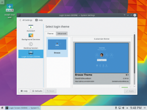 Abbildung 2: Einen Ausblick auf die neueste Plasma-Version 5.8 mit Langzeit-Support verspricht die mitgelieferte Distribution KDE Neon.