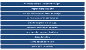 Abbildung 2: Die zehn Merksätze für den C++-Entwickler.