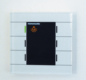 Abbildung 2: KNX-Tastsensor (Vorderansicht).