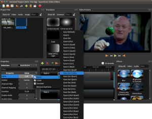 Openshot 2.2 verbessert unter anderem die Effektpalette (Quelle: openshotvideo.com).