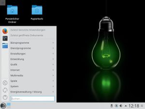 Abbildung 1: Open Suse Leap 42.2 bietet neben Plasma 5.8 auch noch weitere Desktopumgebungen an, darunter Gnome 3.20 und LX-Qt 0.11.0.
