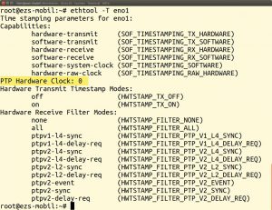 Abbildung 6: Die Netzwerkkarte vom Typ E1000 dagegen kann zu PTP in Linux einiges beitragen.