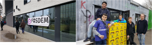 Etwa 15 bis 20 Menschen stellen die Fosdem auf die Beine, am Wochenende kommen noch zahlreiche Freiwillige dazu.