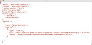 Abbildung 2: Anstelle des komplizierten Kommandozeilen-Limbos lässt sich alternativ ein Flatpak auch aus einer Json-Datei herstellen.