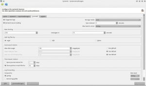 Abbildung 4: Die Protokollfunktion passen Interessierte mit Kcmsystemd sehr feingranular an. 