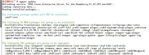 Abbildung 3: Ein im SCC registriertes Raspi-SLES-System bekommt Software-Aktualisierungen frei Haus.