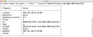 Abbildung 3: Trove kann die Clustermodi etlicher verschiedener Datenbanksysteme nutzen, darunter wie im Beispiel auch den Modus von MySQL. 