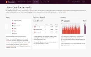 Abbildung 4: Ubuntus Autopilot ist auf Ceph ausgelegt und installiert einen kompletten Ceph-Cluster auf Mausklick. Extra Installationsarbeiten f&uuml;r den Speicher sind unn&ouml;tig. 