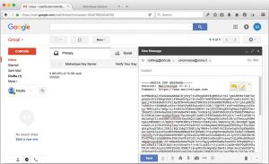 Abbildung 4: Mittels Mailvelope ist PGP-Support auch für die Nutzer von Webmail möglich, wie man am Beispiel von Gmail gut erkennen kann.