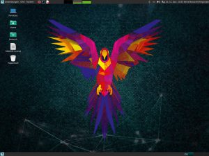 Abbildung 1: Parrot offeriert seine Tools gut sortiert im <code>Anwendungen</code>-Menü.