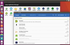 Abbildung 2: Der alternative App-Store F-Droid bringt freie und quelloffene Android-Apps ins Anbox-System.