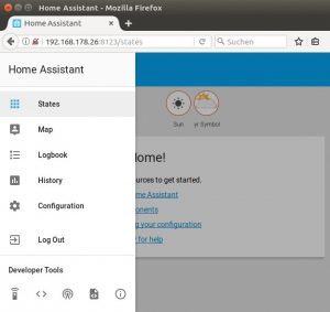 Abbildung 1: Der Home Assistant steuert und verwaltet beliebige vernetzte Geräte im Haushalt.