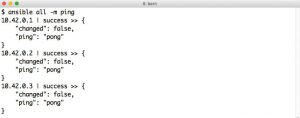 Abbildung 4: Ansible nutzt SSH f&uuml;r die Verbindung zwischen den Hosts. 