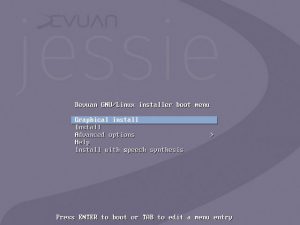 Abbildung 1: Der Installer sieht fast aus wie das Debian-Pendant.