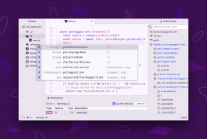 Atom IDE verleiht dem Texteditor Atom IDE-artige Fähigkeiten (Quelle: github.com)