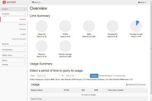 Abbildung 3: Auch bei Open Stack haben Nutzer die Wahl zwischen einem API f&uuml;r die verschiedenen Dienste oder einem GUI, dem Dashboard. 