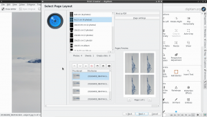 Print Creator: Fotos lassen sich vor dem Druck bearbeiten. Quelle: Digikam