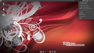 Abbildung 1: Der Xfce-Desktop von Tuxedo Xubuntu. Tuxedo