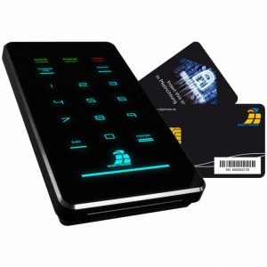 Platte mit BSI-Zertifikat. Quelle: Digitrade