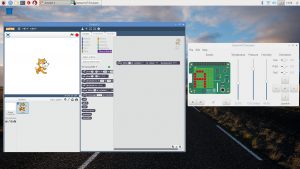 Abbildung 2: Die aktuelle Raspbian-Version von der DVD bringt unter anderem die Programmierumgebung Scratch 2 mit. 