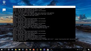 Abbildung 3: Die Linux-Shell unter Windows fühlt sich zumindest nativ an.