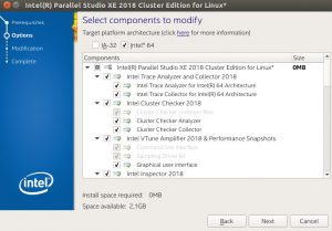 Abbildung 1: Wessen Distribution keine 32-Bit-Unterst&uuml;tzung hat, w&auml;hlt im Installer diese Compiler-Version ab. 