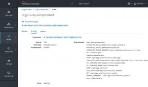Abbildung 3: Die eingebaute Docker-Registry von Open Shift kommt nun mit einem eigenen GUI daher, das den Zugriff deutlich komfortabler möglich macht.