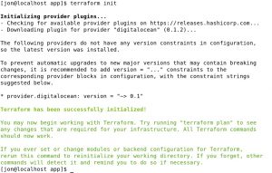 Abbildung 1: Vor dem Erstellen der Cloudflare-Konfiguration startet der Admin einen Init-Prozess.
