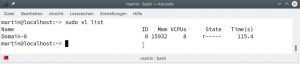 Abbildung 1: Der Hypervisor l&auml;uft direkt auf der Hardware, der Kernel des Hostsystems ist selbst Gast und hei&szlig;t <code>Domain-0</code>. 
